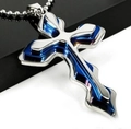 Blue With Beaded Chain
