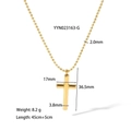 Yyn023163-e414-bracelet Croix En Or-kn0248-je0090g