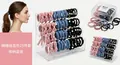 25-piece hair tie set with mixed colors, bows, pearls and clear storage canister - 21# Bowknot Mixed Color 25-piece Set
