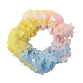 Détail de l'élastique sirène à paillettes montrant la texture en maille dégradée - Dégradé de Bleu Gelée