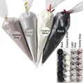 DIY cream glue kit set in gray, white, and black with squeeze nozzle tips for crafting - Black