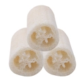 Set van 3 natuurlijke loofah sponzen voor bad exfoliatie of reiniging in de keuken - 4 Inch / 4 inch gebleekt loofah segment