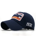 Gorra vintage azul marino con bordado Arizona y costura lateral del año 1932 - Ajustable / Azul Marino