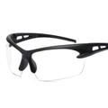 Outdoor cycling sports goggles with black frame and transparent lenses for night vision - Clear Lens