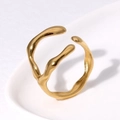 Gold Irregular Streamline Style (JR305)