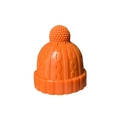 Tappo per vino in silicone arancione a forma di berretto con trama a maglia - Arancione