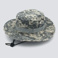 Digital camouflage tactical boonie hat with wide brim and adjustable chin strap - One Size L (58-60cm) / ACU Camouflage