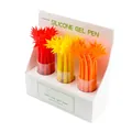 Pack of 48 autumn maple leaf silicone gel pens with 0.5mm nib in orange and yellow colors - Maple Leaf