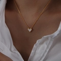 P436-gold White Seashells Necklace -40 5cm