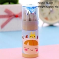 Lápices de colores de 12 colores en tubo de dibujos animados para niños, 10,5 cm - Chica Constelación Azul