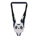 Harnais de marche bébé panda respirant avec sangles réglables et poignée de sécurité - BX36 Respirant Soutien Entrejambe-Bleu Marine Blanc Panda