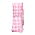 Pink and white checkered cooling collar for dogs with adjustable white plastic buckle - Pink Gingham