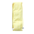 Dog cooling collar with yellow and white gingham pattern and plastic buckle fasteners - Yellow Gingham