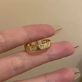 Gold Herz / Öffnung Einstellbar