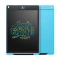 Light blue 12-inch LCD writing tablet for kids with colorful drawing and lock key - 12 Inch MAC Colorful Handwriting / Blue