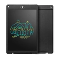 Black 12-inch LCD writing tablet for kids with colorful drawing and stylus pen included - 12 Inch MAC Colorful Handwriting / Black