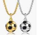 (stahlanhänger + Kette 25 Mm 60 Cm) + (goldanhänger + Kette 25 Mm 60 Cm) D02-02