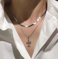 Double-layer Titanium Steel Necklace Style 6