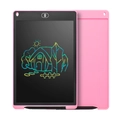 Pink 12-inch LCD writing tablet for kids featuring colorful screen and stylus pen - 12 Inch MAC Colorful Handwriting / Pink