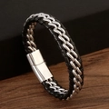 Black + Silver Steel