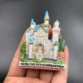 Castello Di Neuschwanstein Tridimensionale In Resina