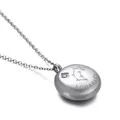 Collier pendentif Verseau en argent avec cristal étincelant pour femmes - Verseau (KN89804-KFC)