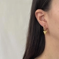 Peach Heart / 18K Gold