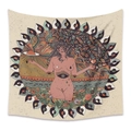 73X95CM/Tessuto Spazzolato / Donna divina e fasi lunari (GT330020)