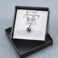 O-shaped Chain Silver (gift Box For Son)