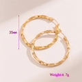 Orecchini A Spirale Intrecciati