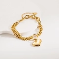 Bracelet En Or E120 15+3 Cm
