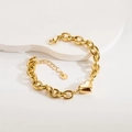 Fs149-bracelet Cœur Épais En Forme De O-or