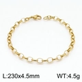 Gold 230 * 4.5mm = Bracelet Kb146828-z