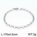 Steel Color 170 * 4.5mm = Bracelet Kb146829-z