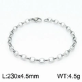 Steel Color 230 * 4.5mm = Bracelet Kb146832-z