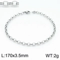 Steel Color 170 * 3.5mm = Bracelet Kb146849-z