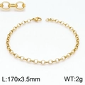 Gold 170 * 3.5mm = Bracelet Kb146853-z