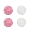 Cross-border Transparent Opp Bag Packaging: 2 Pink + 2 White