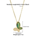 Gold Butterfly Necklace