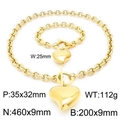 Gold Jewelry Set (KS193949-K)