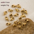 Gold (smooth Vacuum Electroplating) / 7mm*11mm