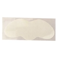 Bamboo charcoal blackhead remover nose strip in creamy white finish on clear film - Ingot Shape / 1 Piece / White