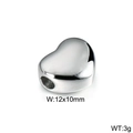 Ciondolo cuore in argento lucido con dimensioni 12x10mm e peso di 3g per gioielli - Accessorio/Ciondolo a Cuore / Argento