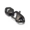 Conector de pulsera de cadena cubana en acero de titanio negro estilo hip hop - 11mm / Negro