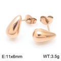 Rose Gold Earrings (KE110856-KFC)