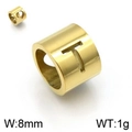 Golden titanium steel letter T and hollow heart charms for fashionable necklaces - Gold Letter T Style (KLJ1341-Z)