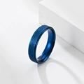 Size 6 / Double Step Matte Style / 6mm Width / Blue