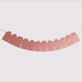 Ghirlanda portafoto neonato oro rosa 12 mesi per decorazione festa compleanno - Banner Cornice Foto Rosa