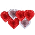 Heart-Shaped Paper Fans