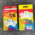 36-piece educational time-telling flash cards for kids in a colorful box package - Time